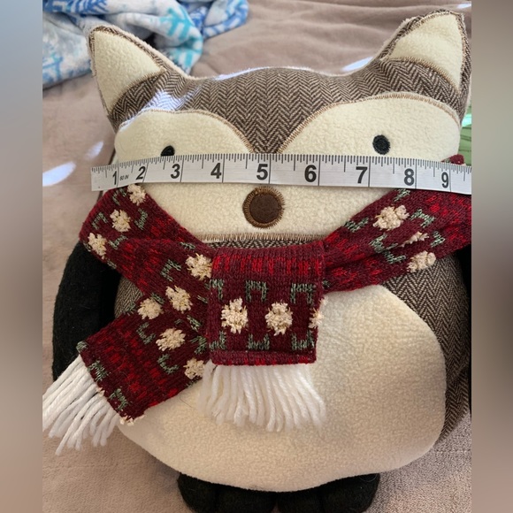 Fox With Scarf 14” Plush Pillow Stuffed Animal Cute Cuddles - Picture 4 of 5